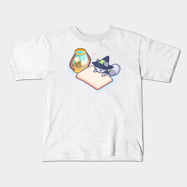 Mini Mage Kids T-Shirt by Everything A Cat